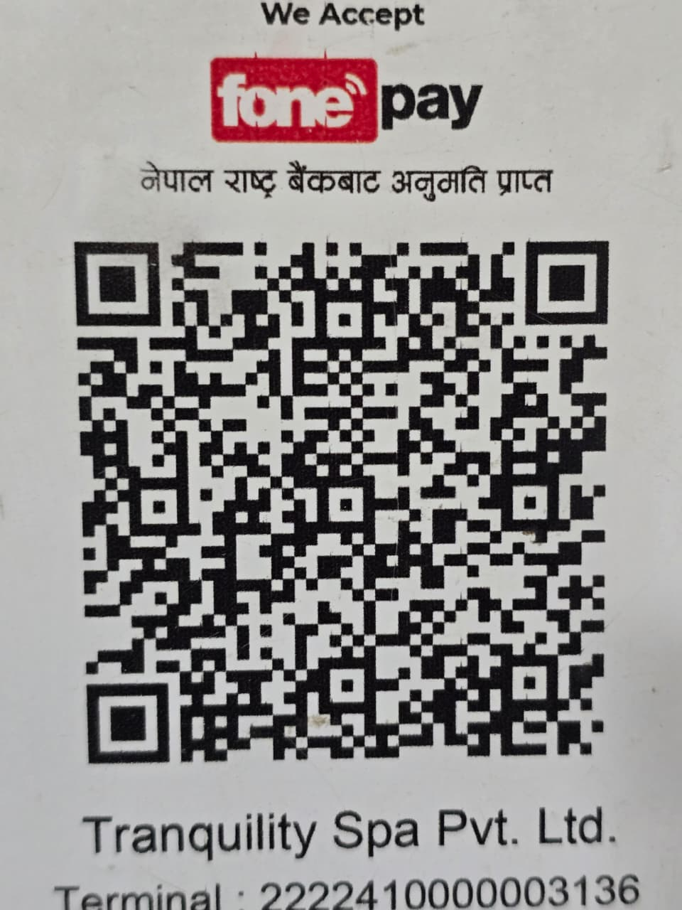Bank QR Code
